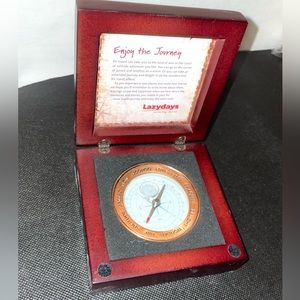 Lazydays Wooden Box Promotional/ Giveaway Compass RVing- This is Home